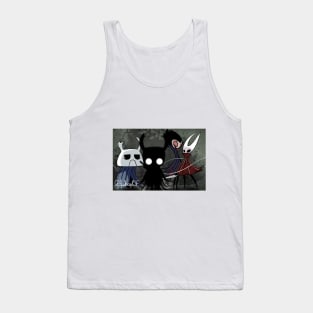 Hollow Knight, Hornet, Grimm, Zote (Fan Art) Tank Top